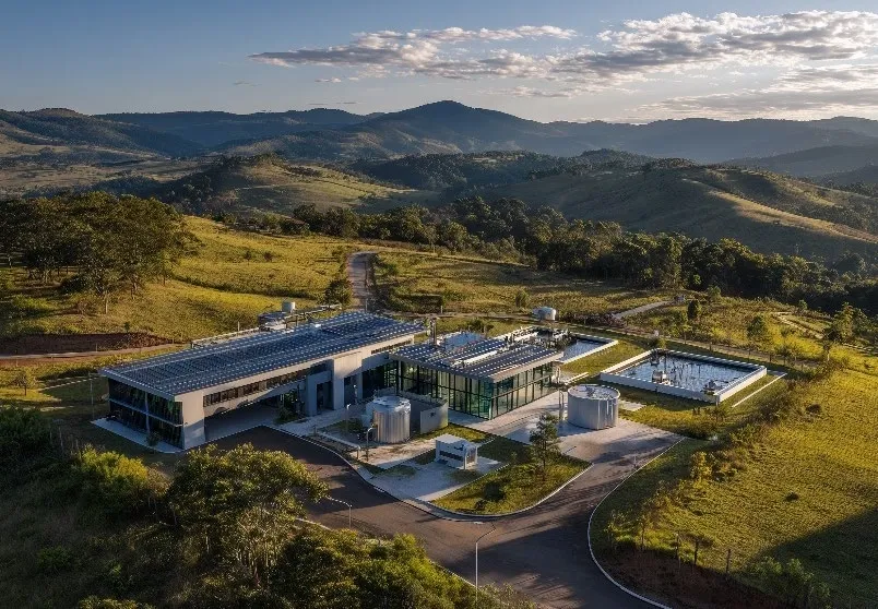 Centro de purificacao de agua da fazenda