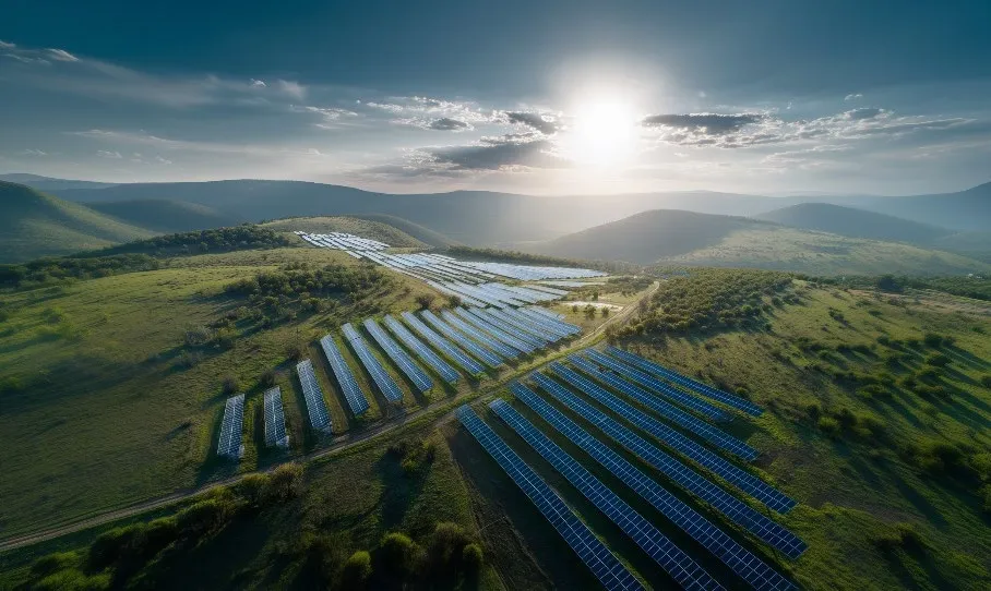 Usina solar do empreendimento
