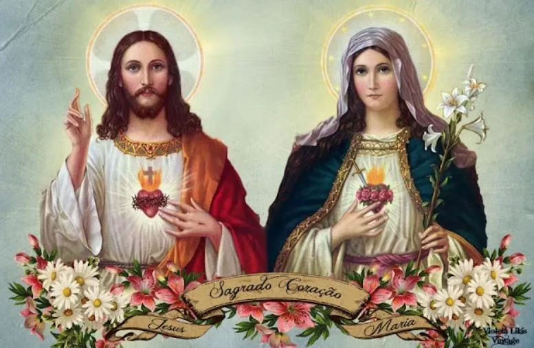 Imagem dos Sagrados Coracoes